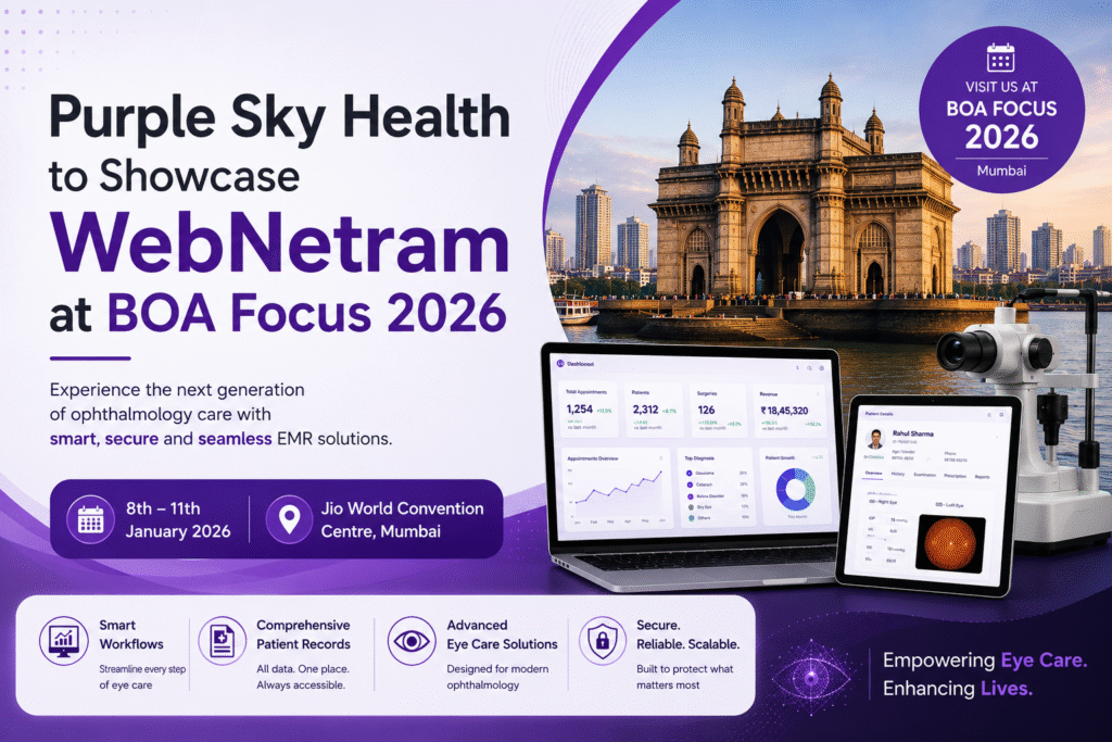 Purple Sky Health to Showcase WebNetram at BOA Focus 2026 in Mumbai